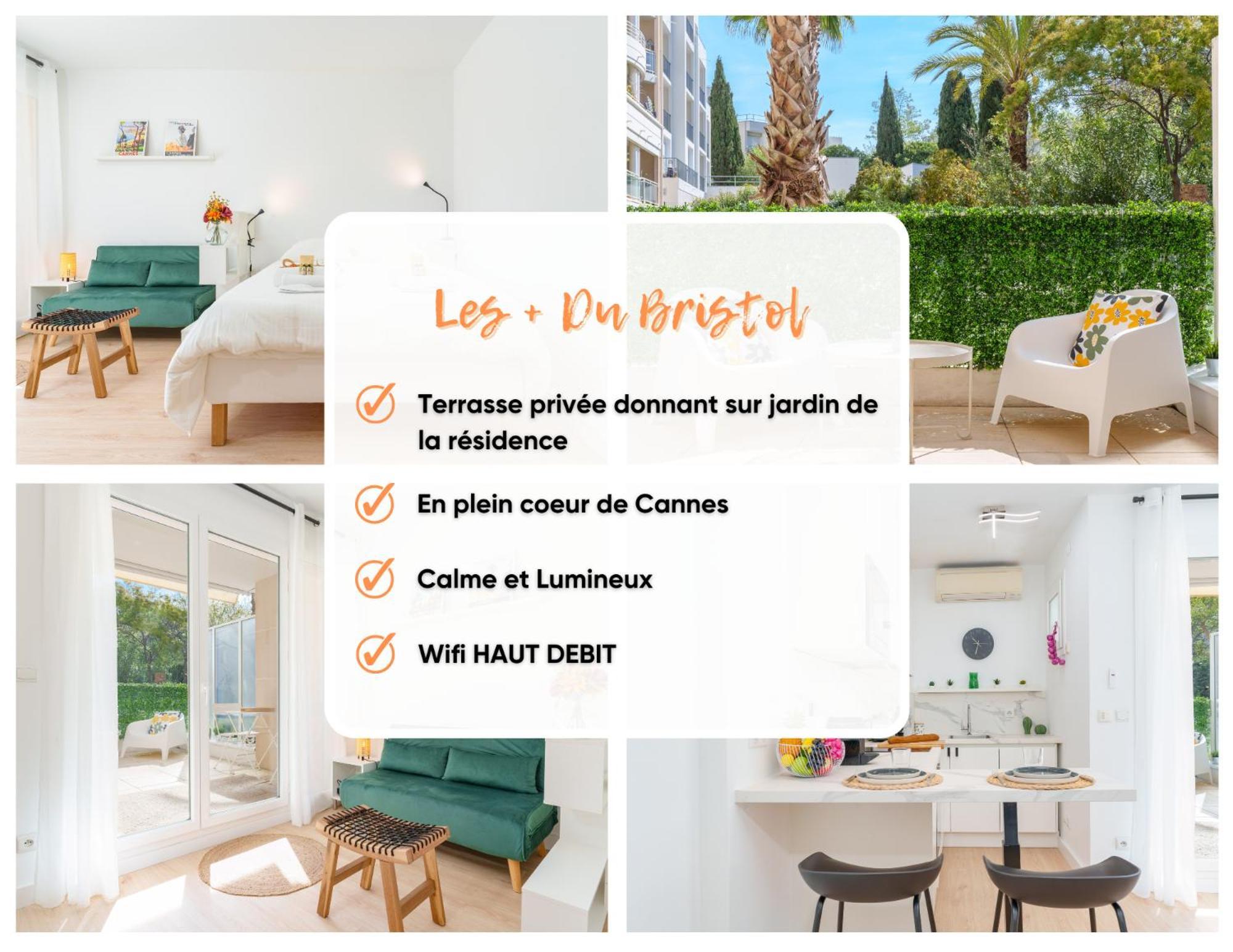 Le Bristol By Apirent #Climatisation #Terrasse #Central Κάννες Εξωτερικό φωτογραφία